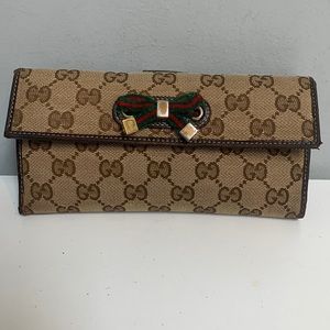 Authentic Gucci long wallet